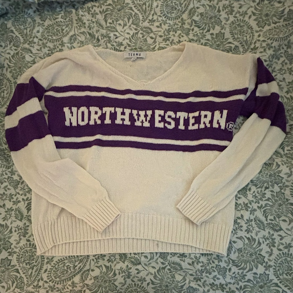 Northwestern sweater